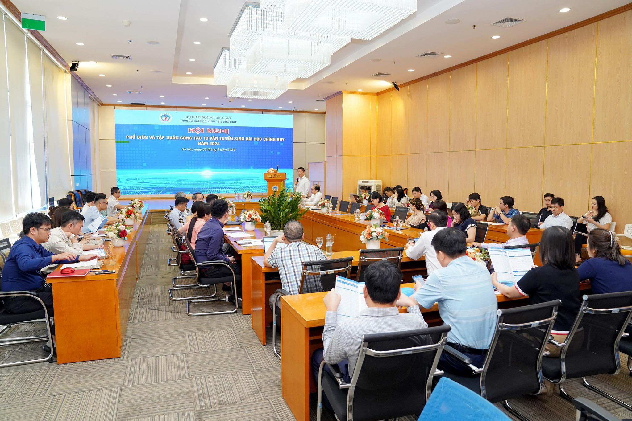 Hội nghị phổ biến và tập huấn công tác tư vấn tuyển sinh Đại học chính quy năm 2024